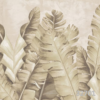Banana leaves sepia