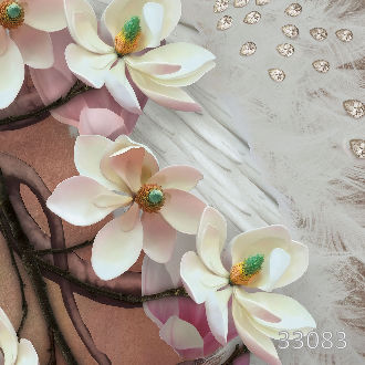 Магнолия на перьях