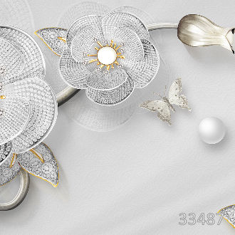 Серебряные цветы